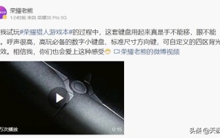 背光键盘笔记本推荐（2021款荣耀笔记本搭载核显测评）