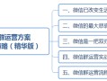 微信群运营方案及技巧策略（精华版）