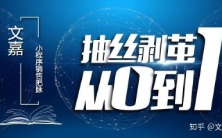 【小程序销售从0到1,整个流程都在这里了】适合个人和 ... 【小程序销售从0到1,整个流程都在这里了】适合个人和 ...