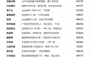 2022年地推拉新app推广项目（八）
