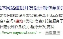 网站描述如何写