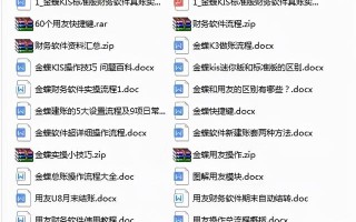 财务软件“傻瓜式”教程，金蝶用友186页完整版详细图解教程