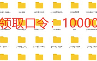 PPT不好做？这里有10000套PPT模板，直接拿去套用