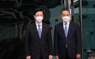 香港特别行政区第六任行政长官人选李家超拜访外交部驻港公署