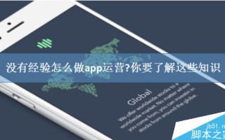 没有经验怎么做APP运营?APP运营必须要了解的知识