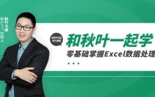 秋叶大神降临！想成为办公技能高高手的同学看这里——Excel篇