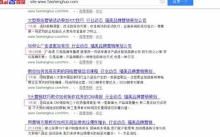 案例解析内页快速收录并有排名