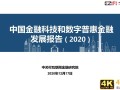 中国金融科技和数字普惠金融发展报告2020简版
