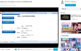 SEO优化：网站优化推广方案