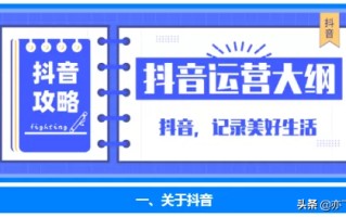 抖音运营全流程指南｜思维导图分享