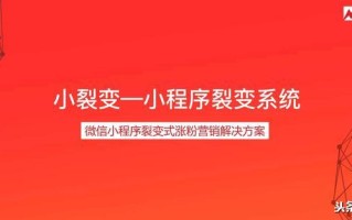 小程序营销六大应用场景及裂变玩法