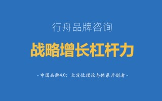 行舟咨询创始人诸葛行舟：企业战略增长的50个杠杆力！（上篇）