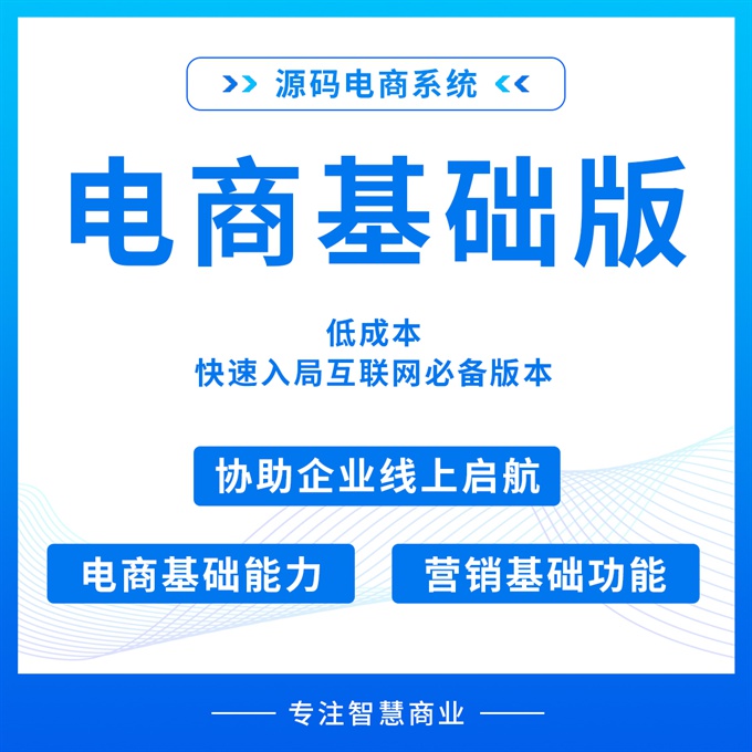 电商基础版 低成本 快速入局互联网必备版本【芸众商城】
