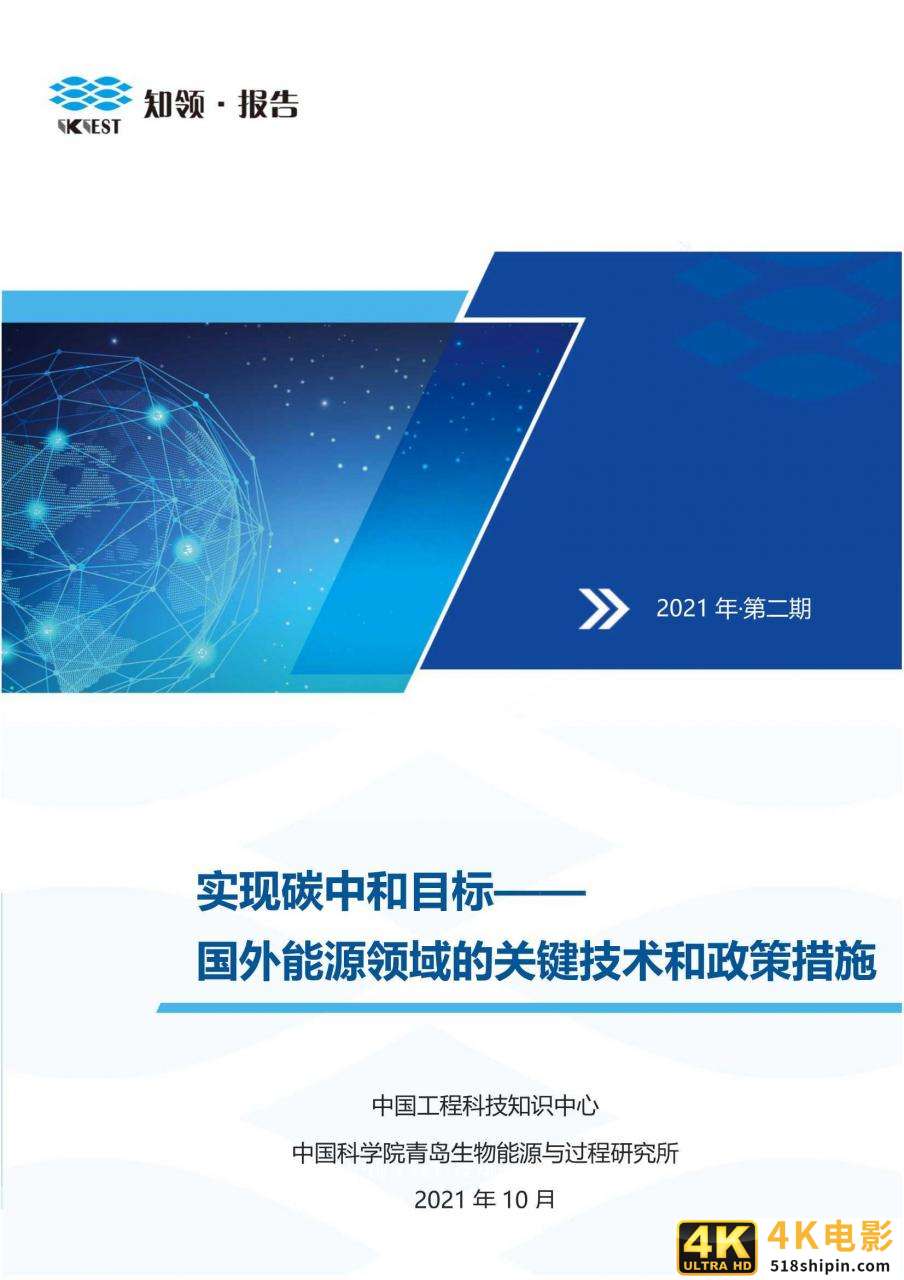 实现碳中和目标：国外能源领域的关键技术和政策措施-第1张图片-90博客网
