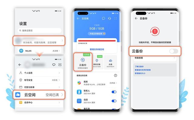 华为云备份空间不足怎样能不提示（华为云空间升级提醒怎么关掉）-第5张图片-90博客网