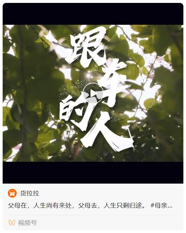 微信视频号上的「母亲节」广告营销-第6张图片-90博客网