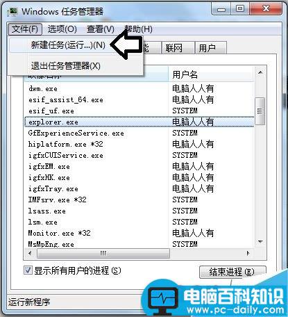 电脑开机后发现桌面、任务栏不见了怎么解决?-第3张图片-90博客网