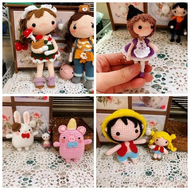 五颜六色的线材，钩出你的专属条纹小猴子！DIY钩针编织附教程-第2张图片-90博客网