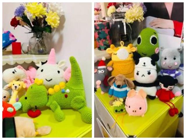 五颜六色的线材，钩出你的专属条纹小猴子！DIY钩针编织附教程-第5张图片-90博客网