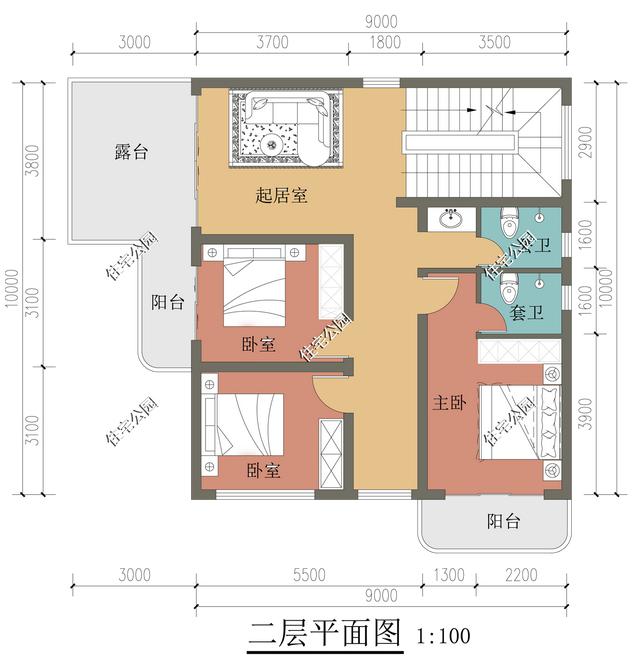 还在因宅基地小而烦恼？来看看这十套图纸，小天地也有大精彩-第4张图片-90博客网