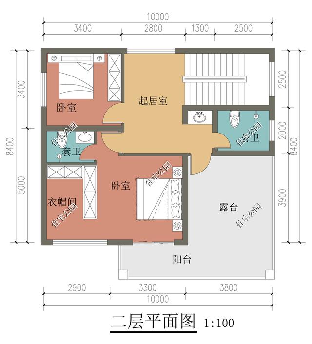 还在因宅基地小而烦恼？来看看这十套图纸，小天地也有大精彩-第9张图片-90博客网