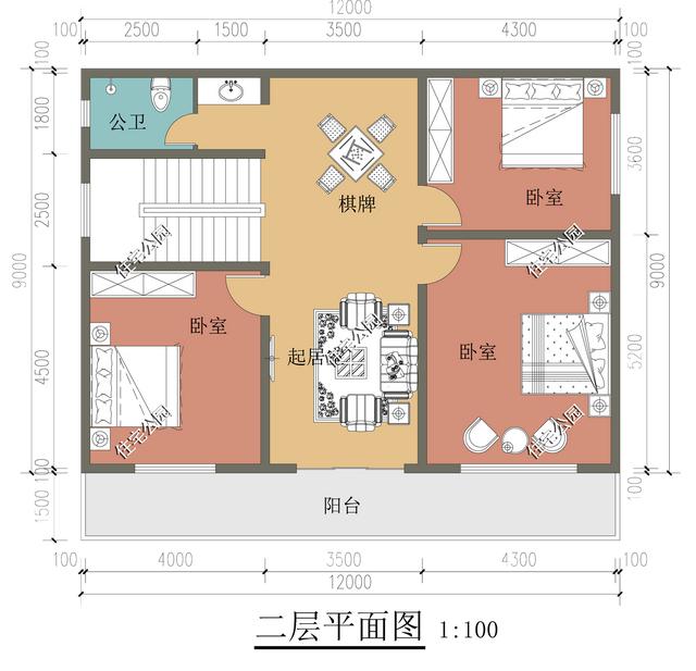还在因宅基地小而烦恼？来看看这十套图纸，小天地也有大精彩-第18张图片-90博客网