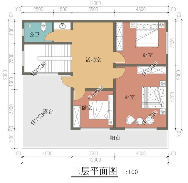 还在因宅基地小而烦恼？来看看这十套图纸，小天地也有大精彩-第19张图片-90博客网