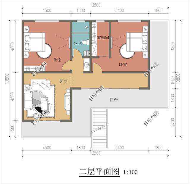 还在因宅基地小而烦恼？来看看这十套图纸，小天地也有大精彩-第23张图片-90博客网