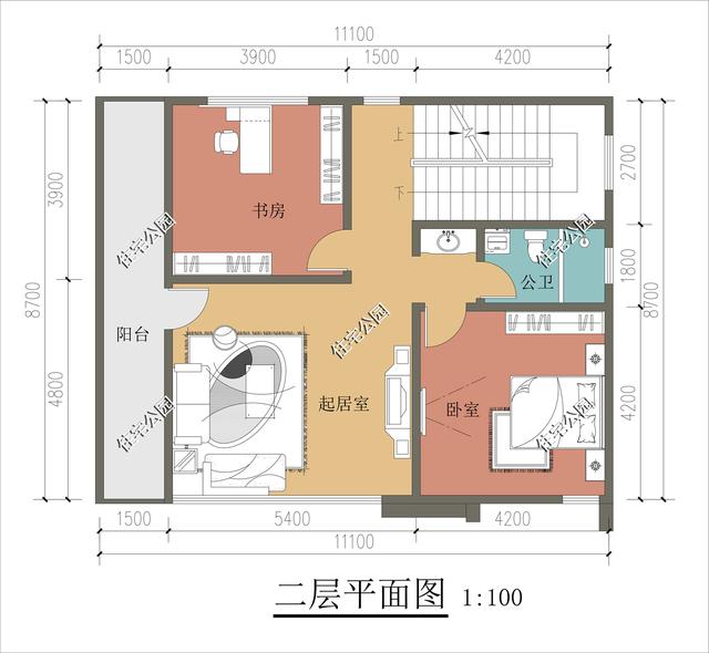 还在因宅基地小而烦恼？来看看这十套图纸，小天地也有大精彩-第34张图片-90博客网