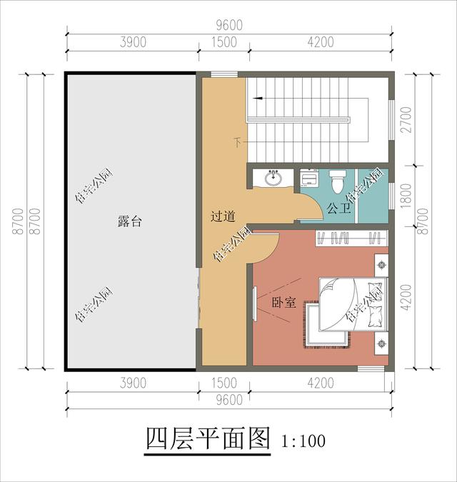 还在因宅基地小而烦恼？来看看这十套图纸，小天地也有大精彩-第36张图片-90博客网