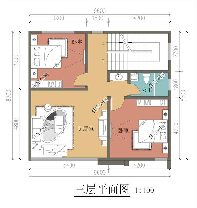 还在因宅基地小而烦恼？来看看这十套图纸，小天地也有大精彩-第35张图片-90博客网