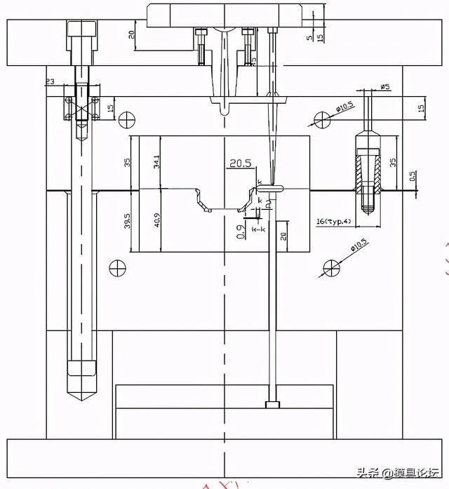 全站仪机芯支架注塑模设计要点+3d-第5张图片-90博客网