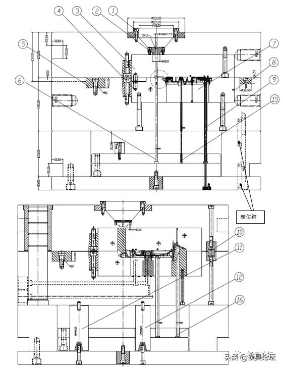 仪表盘本体注塑模设计+3d-第4张图片-90博客网