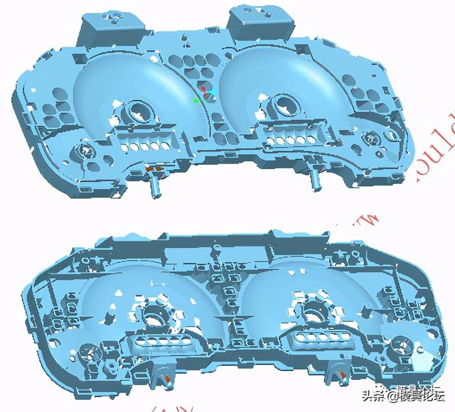 仪表盘本体注塑模设计+3d-第1张图片-90博客网