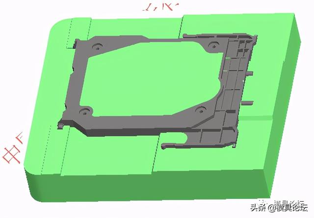 终端机芯支架注塑模设计要点+3d-第7张图片-90博客网