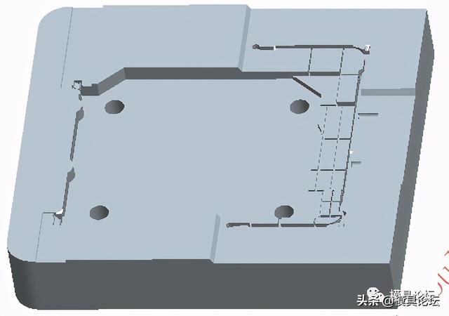 终端机芯支架注塑模设计要点+3d-第8张图片-90博客网