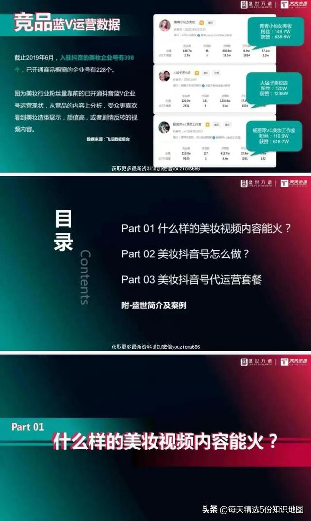 小编连续熬夜5天，整理出15个行业抖音运营方案PPT合集-全是干货-第7张图片-90博客网