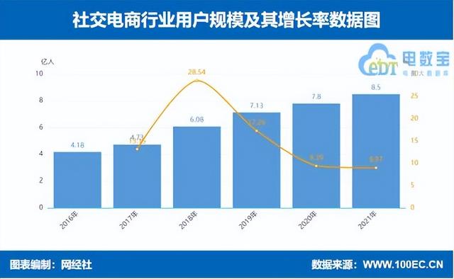 赛道玩家发展遇阻《2021年度中国社交电商市场数据报告》发布-第5张图片-90博客网