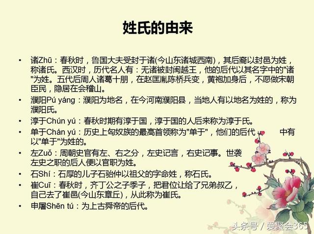 关于姓氏的由来，你的姓氏有什么故事？-第32张图片-90博客网