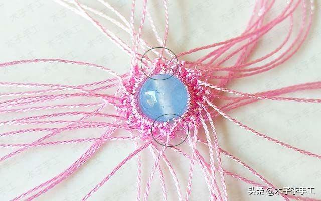 镂空香囊挂件的详细编织图解，步骤太多，保存下来慢慢看哦-第13张图片-90博客网