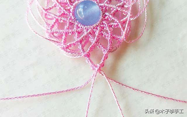 镂空香囊挂件的详细编织图解，步骤太多，保存下来慢慢看哦-第25张图片-90博客网