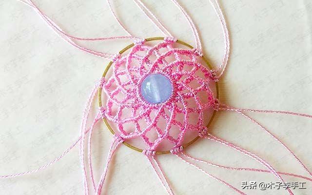 镂空香囊挂件的详细编织图解，步骤太多，保存下来慢慢看哦-第29张图片-90博客网
