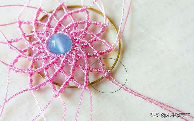 镂空香囊挂件的详细编织图解，步骤太多，保存下来慢慢看哦-第28张图片-90博客网