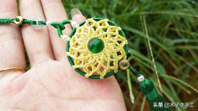 镂空香囊挂件的详细编织图解，步骤太多，保存下来慢慢看哦-第66张图片-90博客网