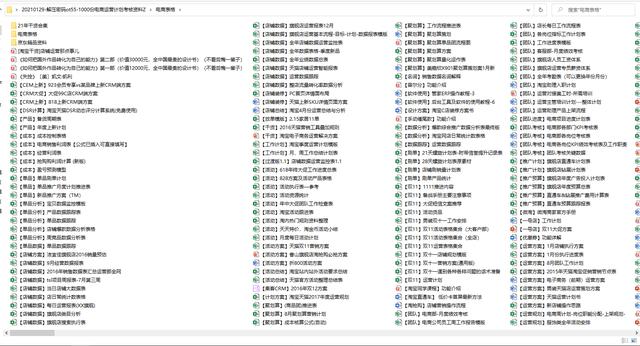 千份电商运营计划考核资料，完整文档资料设计，模板素材套用轻松-第2张图片-90博客网