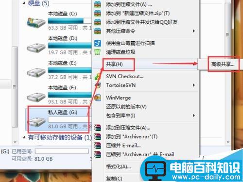 电脑的某个磁盘如何设置成共享?-第2张图片-90博客网