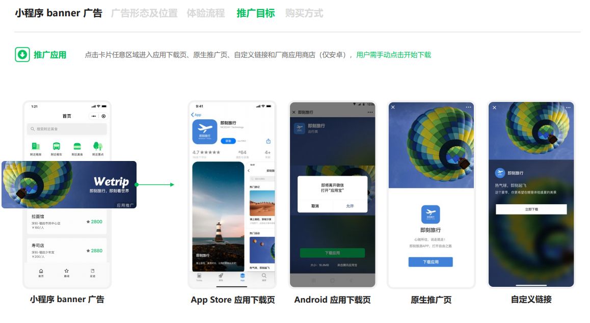 腾讯流量解密,小程序营销详解之小程序banner广告介绍-第8张图片-90博客网 腾讯流量解密,小程序营销详解之小程序banner广告介绍-第8张图片-90博客网