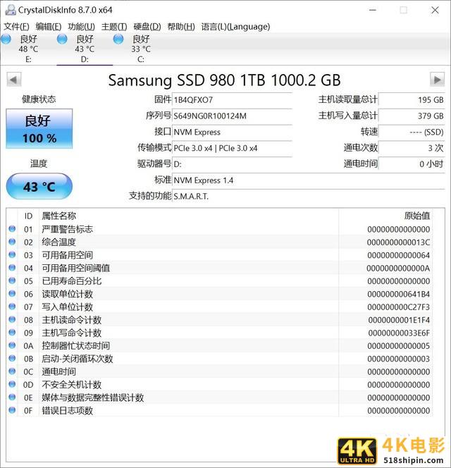 三星980固态硬盘评测：DRAMless的全功率高效能之选-第6张图片-90博客网