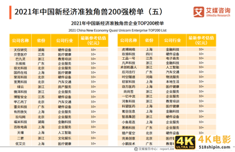 2021中国新经济独角兽&准独角兽200强报告：北上广企业占比约七成-第14张图片-90博客网