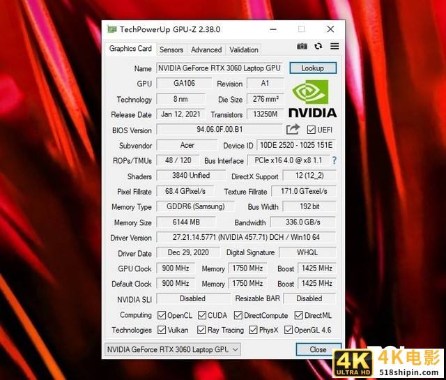 GeForce RTX 30强者致胜 宏碁暗影骑士龙评测-第4张图片-90博客网